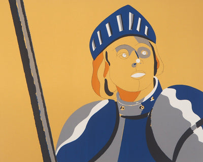 Eduardo ARROYO : Saint Michel, 1984 - Lithographie (détail)