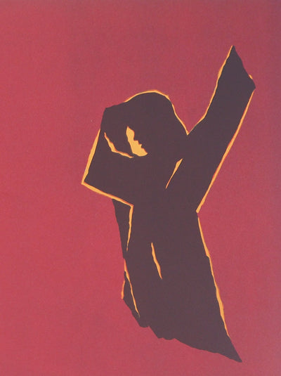 Eduardo ARROYO : Savez-vous jouer du piano, 1984 - Lithographie (détail)