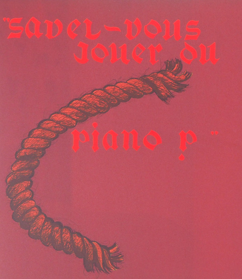 Eduardo ARROYO : Savez-vous jouer du piano, 1984 - Lithographie (détail)