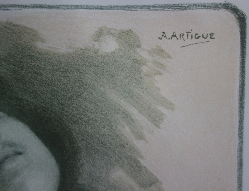 Albert-Émile ARTIGUE : Albine - Lithographie (détail)
