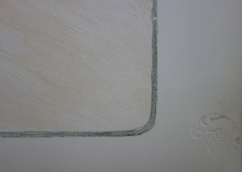Albert-Émile ARTIGUE : Albine - Lithographie (détail)
