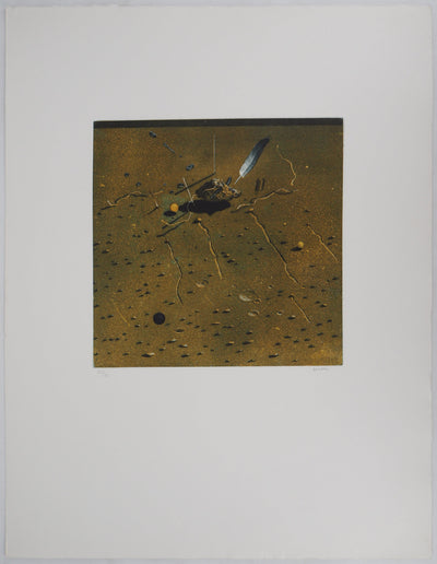Hiroshi ASADA : Autour d'une pierre - Gravure