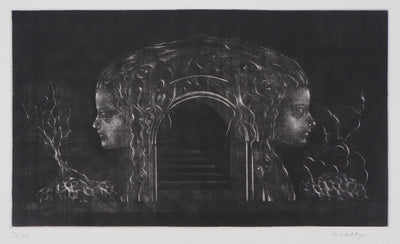 Hiroshi ASADA : Les gardiennes de la nature - Gravure