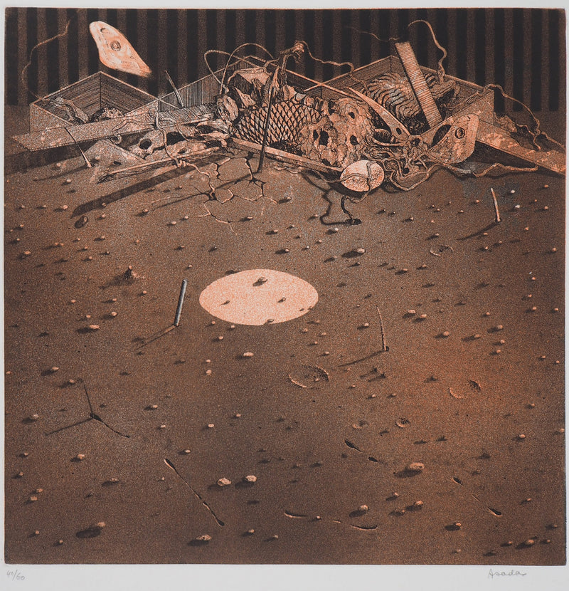 Hiroshi ASADA : Temps et poussière - Gravure