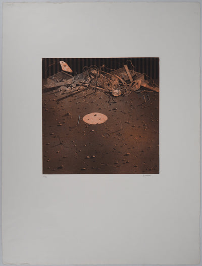 Hiroshi ASADA : Temps et poussière - Gravure (détail)