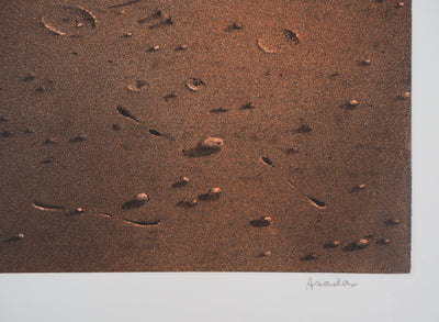 Hiroshi ASADA : Temps et poussière - Gravure (détail)
