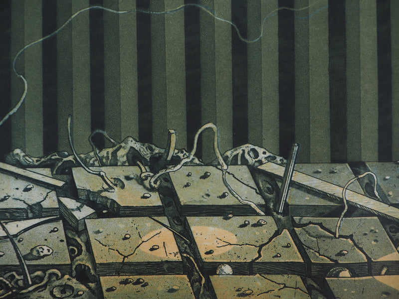 Hiroshi ASADA : Vie souterraine - Gravure (détail)