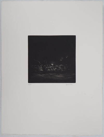 Hiroshi ASADA : Les yeux de bois - Gravure (détail)