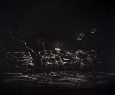 Hiroshi ASADA : Les yeux de bois - Gravure (détail)