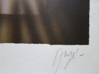 Philippe AUGE : Les belles au jardin - Lithographie (détail)