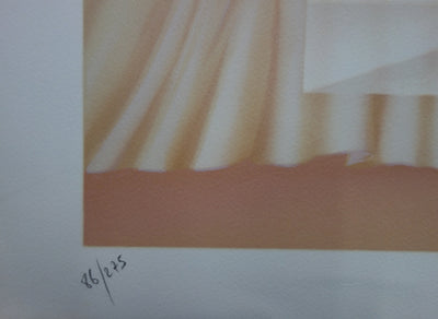 Philippe AUGE : Coupe de fruits - Lithographie (détail)