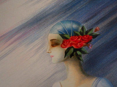 Philippe AUGE : Les somptueuses - Lithographie (détail)