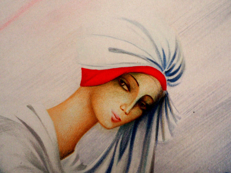 Philippe AUGE : Les somptueuses - Lithographie (détail)