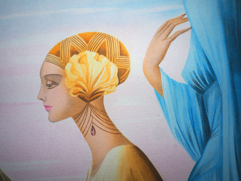 Philippe AUGE : Les trois grâces - Lithographie (détail)