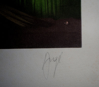 Philippe AUGE : Les trois grâces - Lithographie (détail)