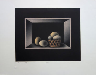 Mario AVATI : Nature morte aux œufs - art