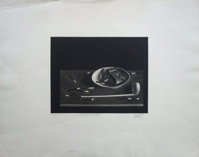 Mario AVATI : Nature morte aux allumettes - art