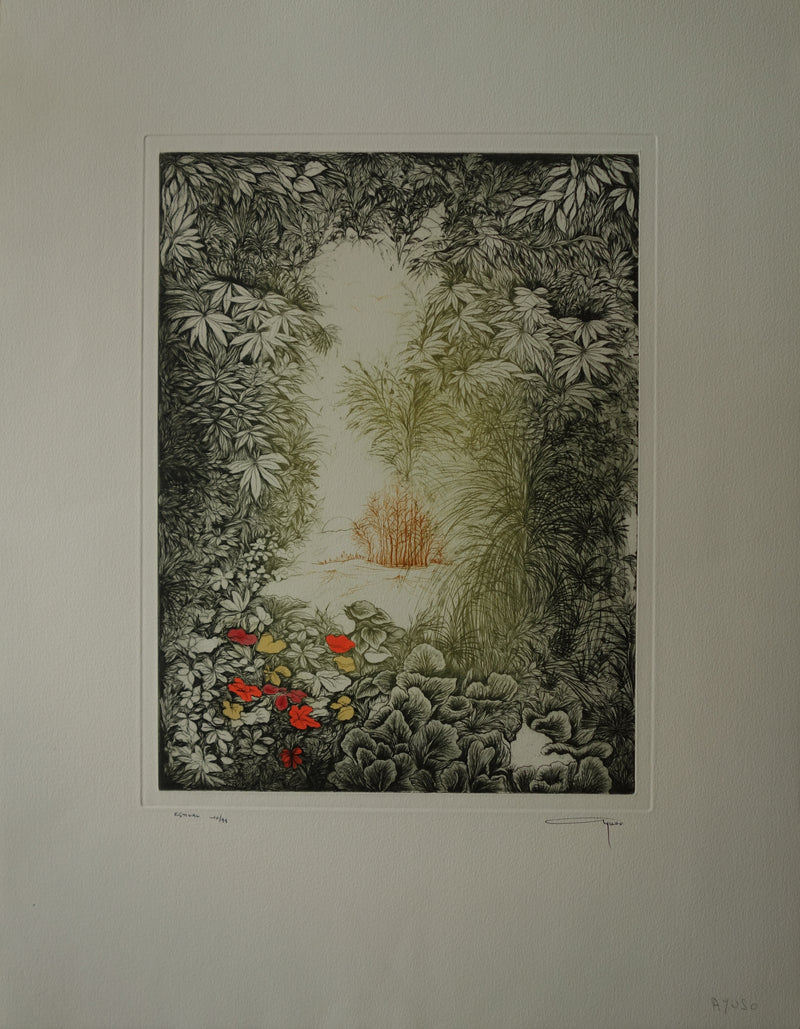 Alfonso AYUSO : Estival - Gravure