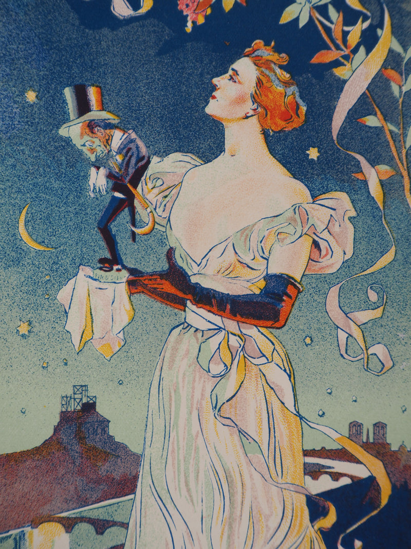 Ferdinand BAC : Femme charmante, 1895 - Affiche