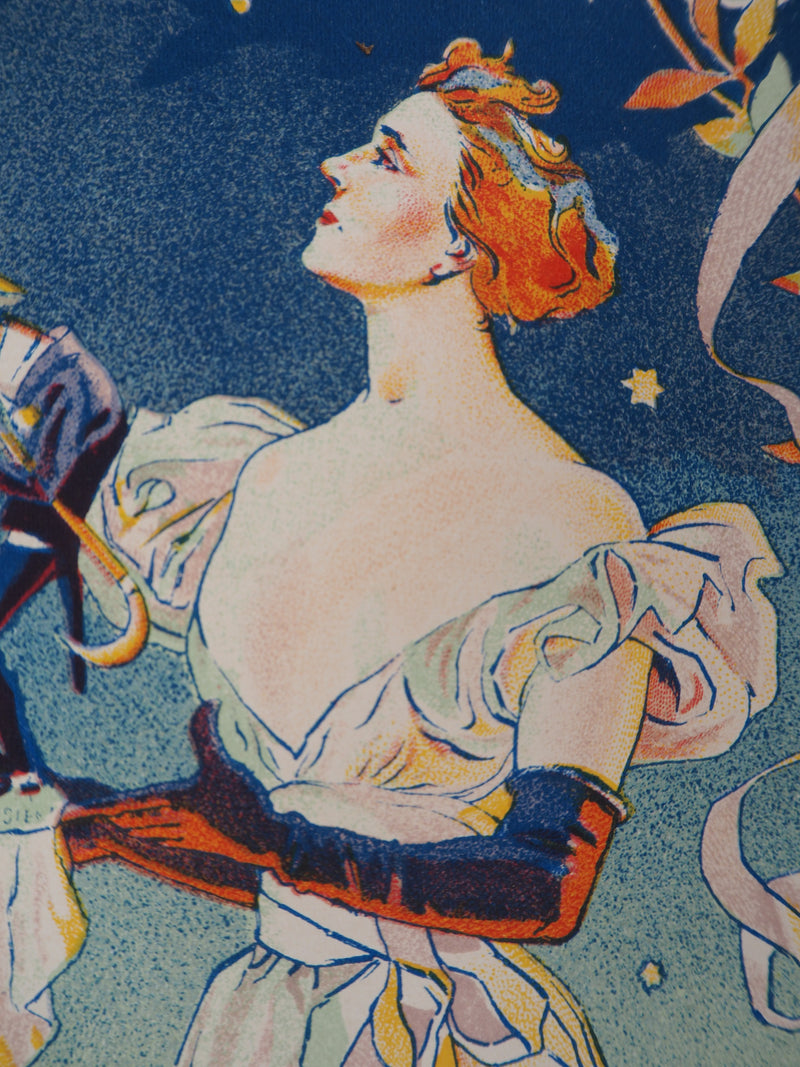 Ferdinand BAC : Femme charmante, 1895 - Affiche (détail)