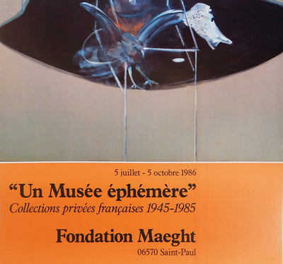 Francis BACON : Carcasse de viande et oiseau de proie, 1986 - Affiche (détail)