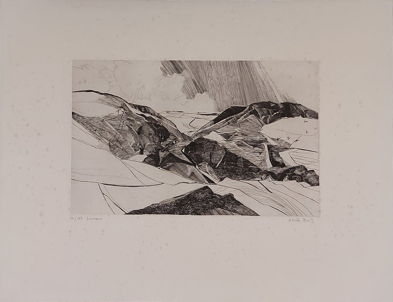 Georges BALL : Lointains - Gravure