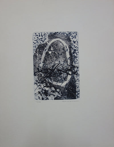 Julius BALTAZAR : Composition annulaire - Gravure
