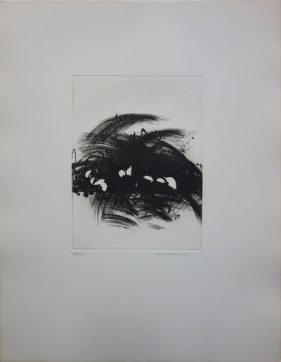 Julius BALTAZAR : Esprit inquiet - Gravure