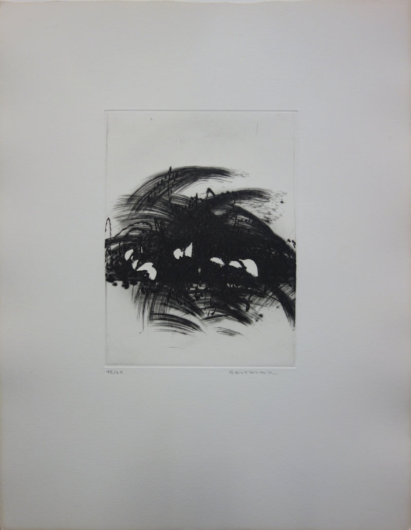 Julius BALTAZAR : Esprit inquiet - Gravure