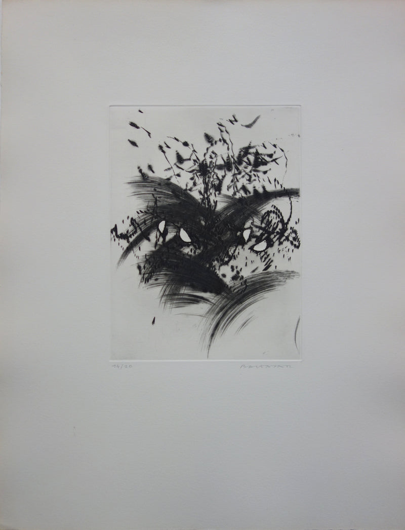 Julius BALTAZAR : Joie interne - Gravure
