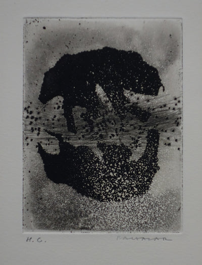Julius BALTAZAR : Reflet - Gravure