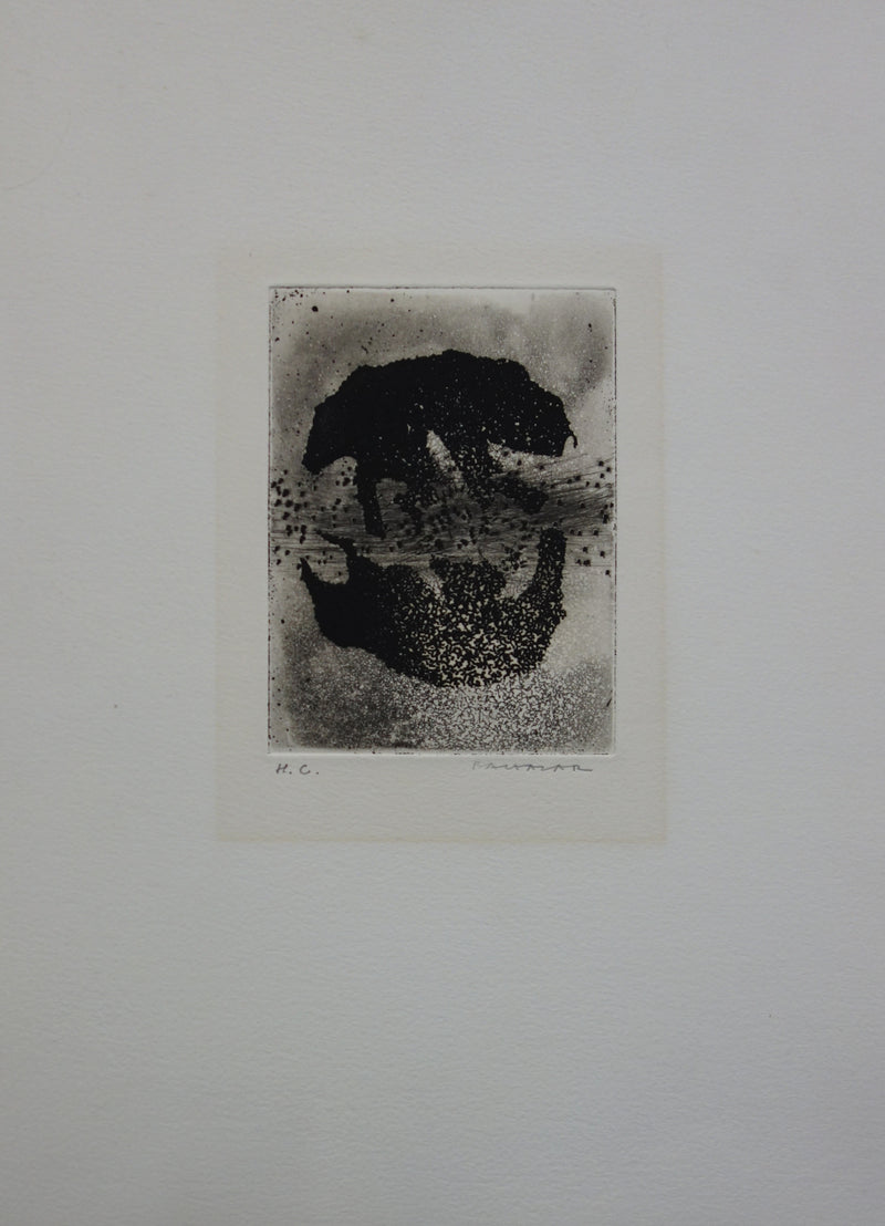 Julius BALTAZAR : Reflet - Gravure (détail)