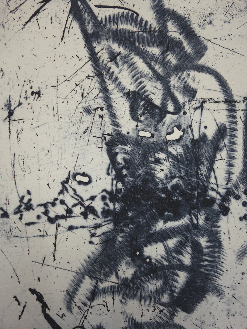Julius BALTAZAR : Rêve infini - Gravure (détail)