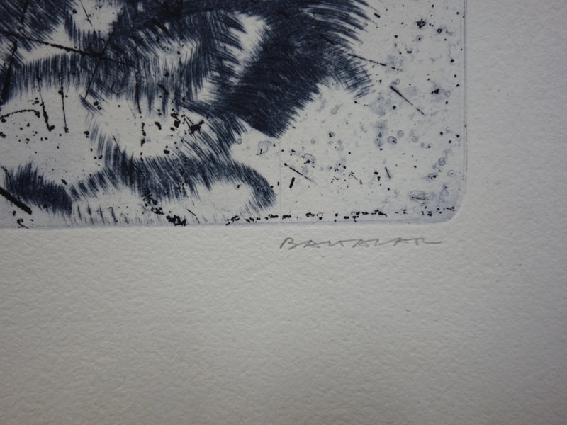 Julius BALTAZAR : Rêve infini - Gravure (détail)