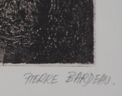 Pierre BARDEAU : La Naissance du soleil, 1978 - Gravure (détail)
