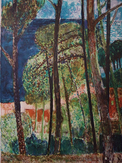 Guy BARDONE :  - Lithographie (détail)