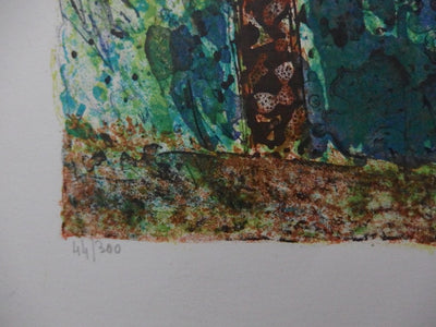 Guy BARDONE :  - Lithographie (détail)
