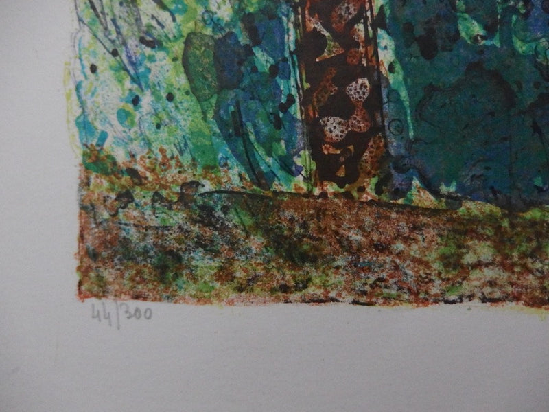 Guy BARDONE :  - Lithographie (détail)