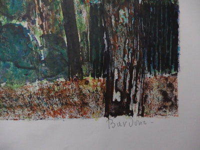 Guy BARDONE :  - Lithographie (détail)