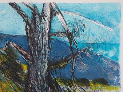 Guy BARDONE : En pleine nature - Lithographie (détail)