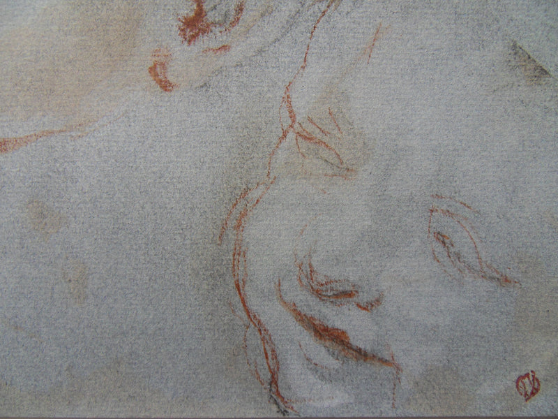 Federico BAROCCI : Enfants souriants - Lithographie (détail)