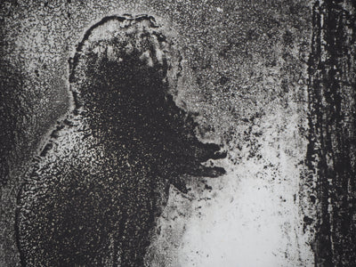 Fabienne BARRANGER : L'attente - Gravure (détail)