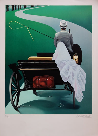 Michèle BATTUT : La Mariée - Lithographie