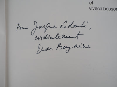 Jean BAZAINE : Dédicace autographe, Lithographie originale (vue générale) - Crédit photo : Galerie Art.Paris