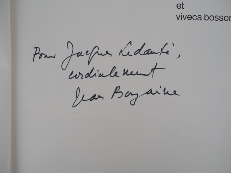 Jean BAZAINE : Dédicace autographe, Lithographie originale (vue générale) - Crédit photo : Galerie Art.Paris