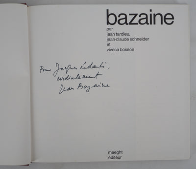 Jean BAZAINE : Dédicace autographe, Lithographie originale (photo de détail 7) - Crédit photo : Galerie Art.Paris