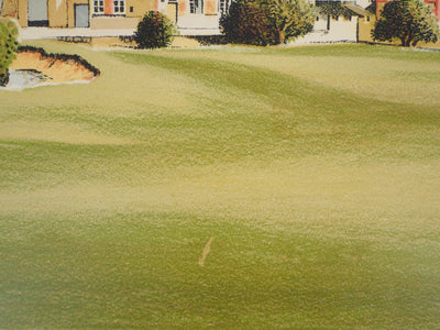 Pierre BAZIRE : Paysage en Normandie - Lithographie (détail)