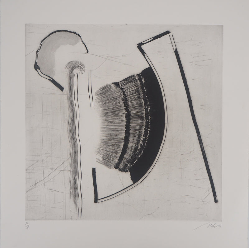 François BEALU : Traces, 1997 - Gravure