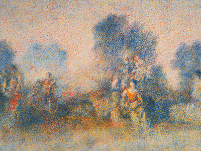 André BEAUREPAIRE : Le retour de Cythère - Lithographie (détail)