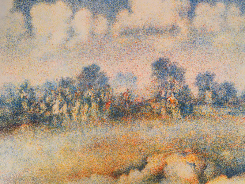 André BEAUREPAIRE : Le retour de Cythère - Lithographie (détail)